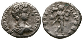 Caracalla, as Caesar AD 196-198. Rome. Denarius AR