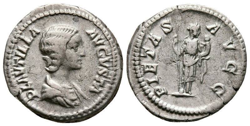 Plautilla. Augusta AD 202-205. Rome
Denarius AR

19 mm, 2,88 g



very fi...