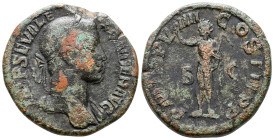 Severus Alexander AD 222-235. Rome. Sestertius Æ