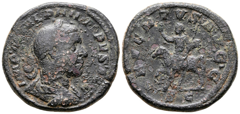 Philip I Arab AD 244-249. Rome
Sestertius Æ

32 mm, 18,20 g



nearly ver...