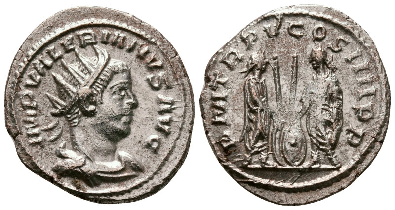 Valerian I AD 253-260. Antioch
Antoninianus Æ silvered

24 mm, 4,06 g



...