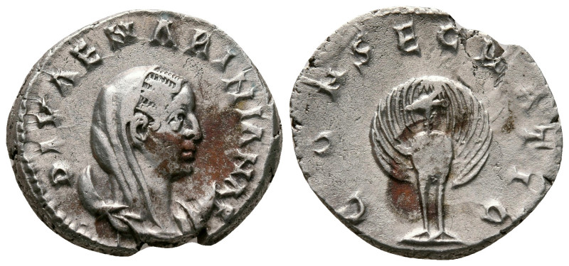 Diva Mariniana AD 254-256. Rome
Antoninianus AR

21 mm, 3,90 g



very fi...