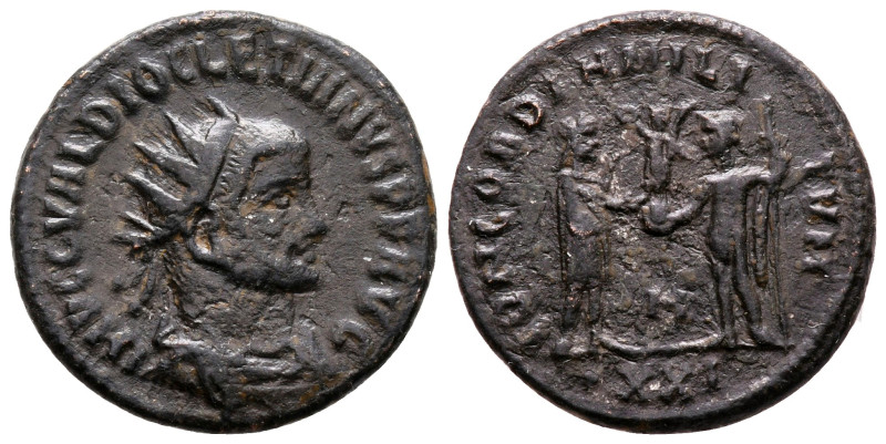 Diocletian AD 284-305. Cyzicus
Antoninianus Æ

21 mm, 4,29 g



very fine...