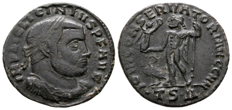 Licinius I AD 308-324. Thessaloniki
Follis Æ

23 mm, 3,64 g



very fine