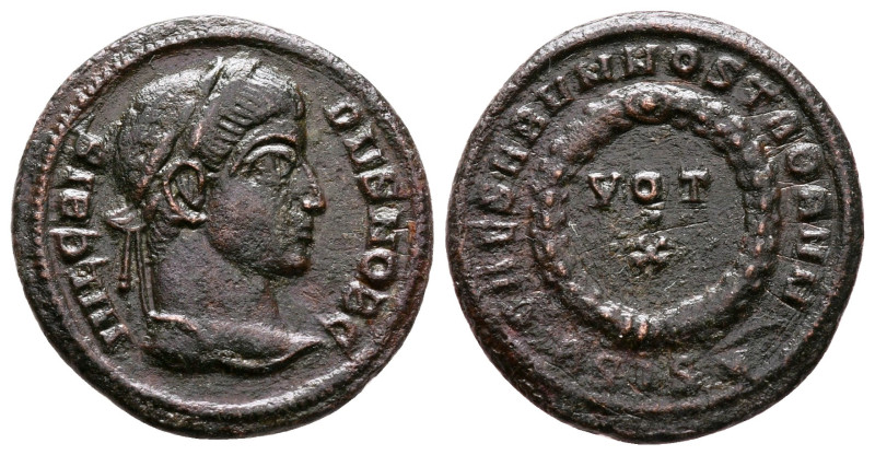 Crispus, as Caesar AD 316-326. Siscia
Follis Æ

20 mm, 2,81 g



very fin...