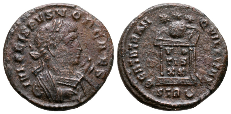 Crispus, as Caesar AD 316-326. Treveri
Follis Æ

19 mm, 3,36 g



very fi...