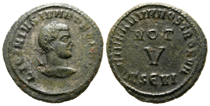 Licinius II, as Caesar AD 317-324. Thessaloniki
Follis Æ

20 mm, 3,24 g


...