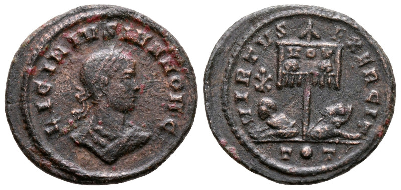 Licinius II, as Caesar AD 317-324. Ticinum
Follis Æ

20 mm, 3,42 g



ver...