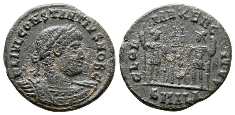 Constantius II, as Caesar AD 337-347. Alexandria
Follis Æ

18 mm, 2,49 g

...