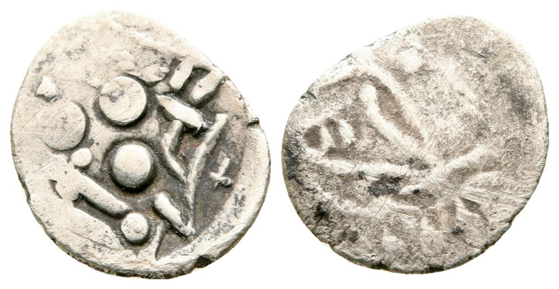 India. Punjab Region, Multan city. Tapanasa AD 650-700. 
Damma AR

13 mm, 0,5...