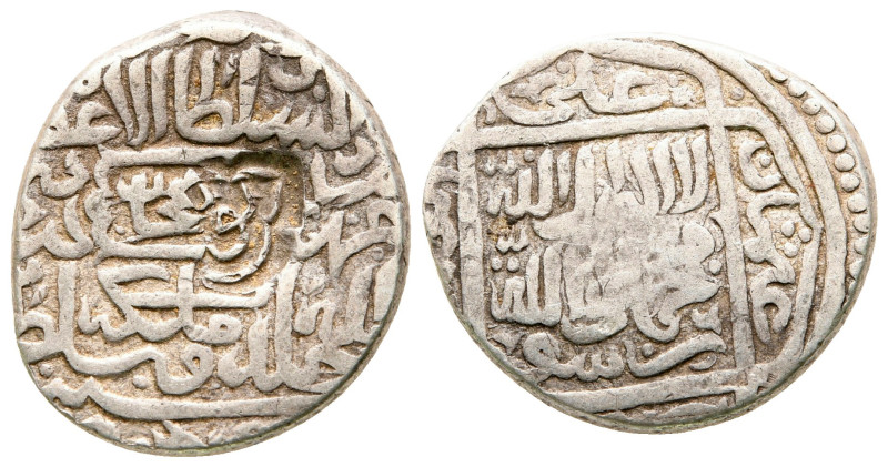 Timurid Empire. Shahrukh AH 1405-1447. Countermark
Tanka AR

20 mm, 5,10 g
...