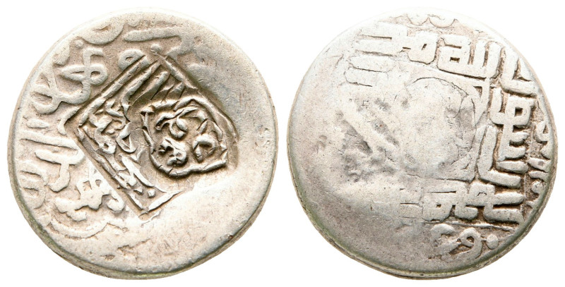 Timurid Empire. Shahrukh AH 1405-1447. countermark
Tanka AR

18 mm, 5,01 g
...