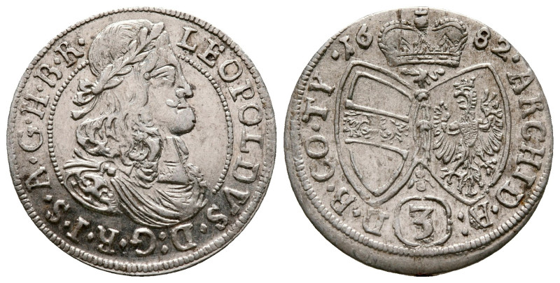 Austria. Leopold I of Habsburg AD 1657-1705.
3 Kreuzer AR

20 mm, 1,77 g

...