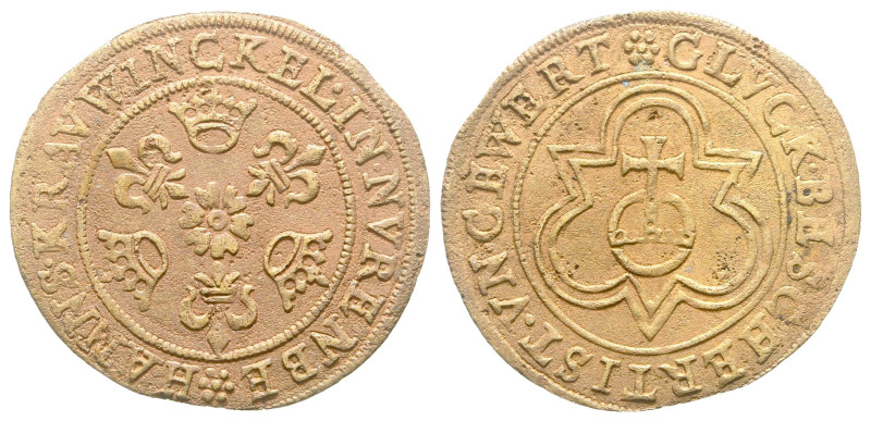 Germany. Hans Krauwinckel AD 1586-1635.
Rechenpfennig Æ

25 mm, 1,32 g


...