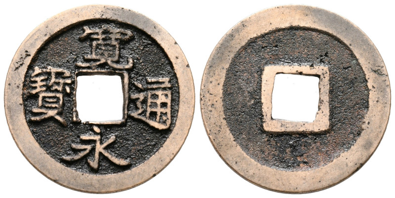 Japan. AD 1700-1738.
1 Mon 

24 mm, 2,97 g



very fine