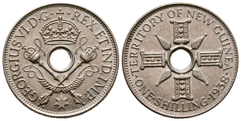 New Guinea. George VI AD 1936-1952.
1 Shilling

23 mm, 5,44 g



nearly m...