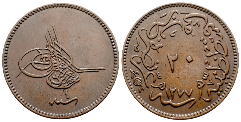 Turkey. Abdülaziz AD 1861-1876.
20 Para CU

32 mm, 10,96 g



good very f...