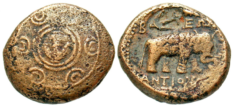 "Seleukid Kingdom. Antiochos III. 223-187 B.C. AE 20 (20.2 mm, 8.01 g, 12 h). Mi...