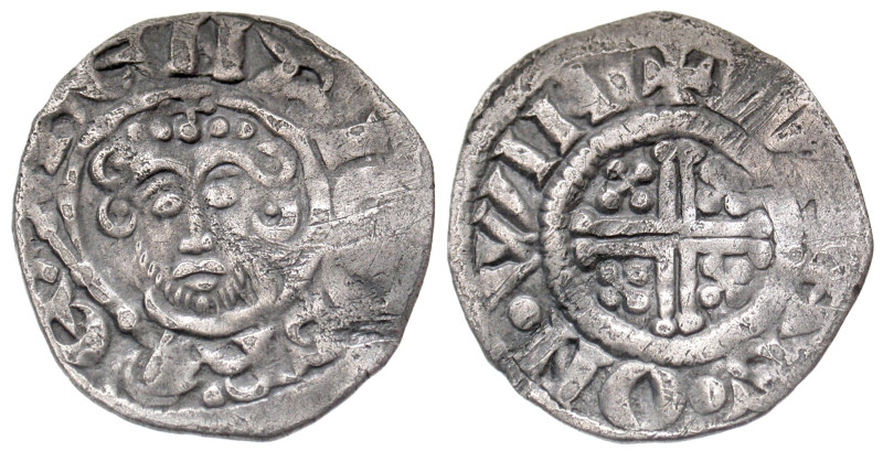 "England, Plantagenet Kings. John. As King, 1199-1216. AR penny (18.2 mm, 1.40 g...