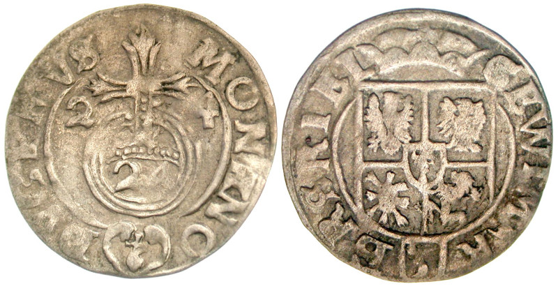 "German States, Brandenburg. George Wilhelm IV. A.D. 1619-1640. AR 1/24 Thaler (...