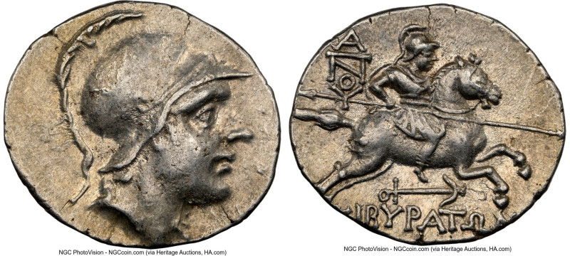 PHRYGIA. Cibyra. Ca. 2nd-1st centuries BC. AR drachm (17mm, 12h). NGC AU. Head o...