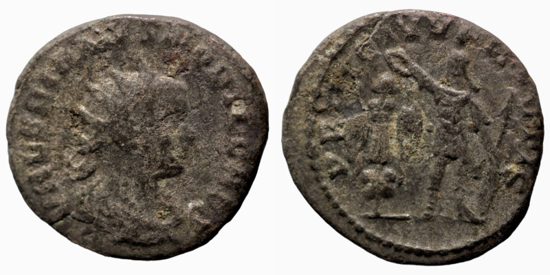 Valerian II. (253-254 AD) AR Antoninianus. (19mm, 3,03g) Samosata. Obv: VALERIAN...