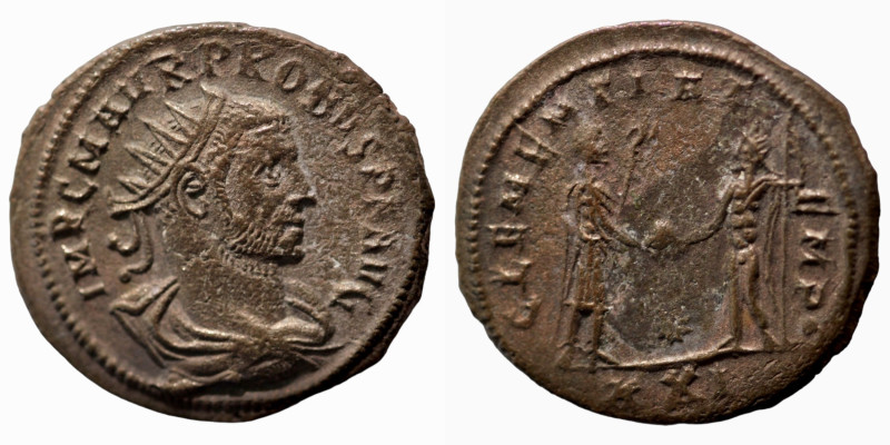 Probus. (276-282 AD). Æ Antoninian. (21mm, 3,38g) Antioch. Obv: IMP C M AVR PROB...