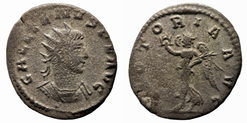 Gallienus. (264 AD) AR Antoninianus. (22mm, 3,12g) Antioch. Obv: GALLIENVS AVG. ...