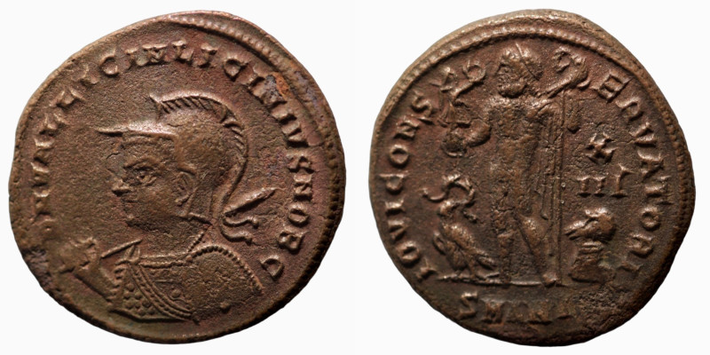 Licinius II. (317-324 AD). Follis. (20mm, 3,42g) Antioch. Obv: D N VAL LICIN LIC...