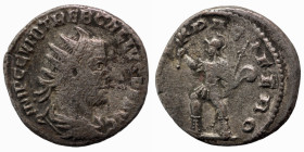 Trebonianus Gallus. (251-253 AD) AR Antoninianus. (20mm, 3,81g) Rome. Obv: IMP C C VID TREB GALLVS P F AVG. cuirassed bust of Trebonianus Gallus right...