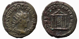 Volusian. (251-253 AD) AR Antoninian. (22mm, 3,26g) Antioch. Obv: IMP CC VIB VOLVSIANVS AVG. cuirassed bust of Volusian right. Rev: SAECVLLVM NOVUM. s...