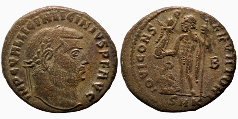 Licinius I. (321-323 AD). Follis. (20mm, 3,90g) Rome. Obv: IMP C VAL LICIN LICIN...