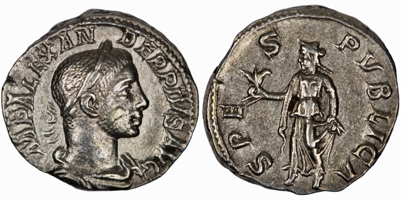 Severus Alexander. (231-235 AD). Denar. (18mm, 3,38g) Rome. Obv: IMP ALEXANDER P...