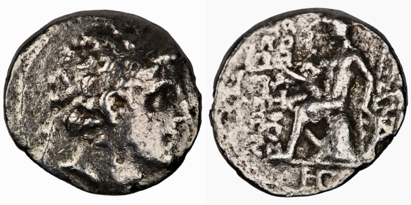 Alexander I. Balas. (152-145 BC). AR Drachm. (15mm, 3,53g) Antioch. Obv: diademe...