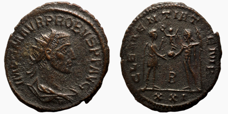 Probus. (276-282 AD). Æ Antoninian. (20mm, 2,70g) Antioch. Obv: IMP C M AVR PROB...