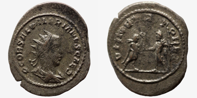 Valerian I. (253-260 AD). BI Antoninian. (25mm, 3,96g) Antioch. Obv: IMP C P LIC...