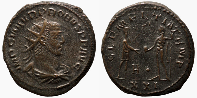 Probus. (276-282 AD). Æ Antoninian. (21mm, 3,98g) Antioch. Obv: IMP C M AVR PROB...