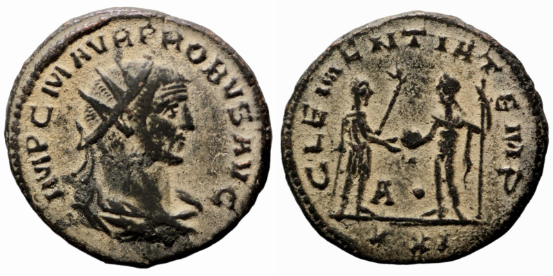 Probus. (276-282 AD). Æ Antoninian. (21mm, 3,58g) Antioch. Obv: IMP C M AVR PROB...