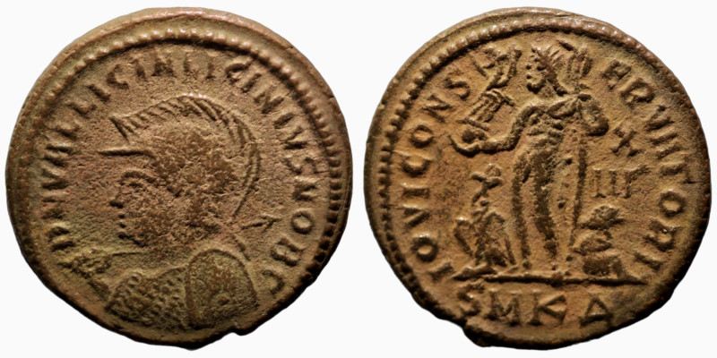 Licinius II. (317-324 AD). Follis. (20mm, 3,42g) Kyzikos. Obv: D N VAL LICIN LIC...