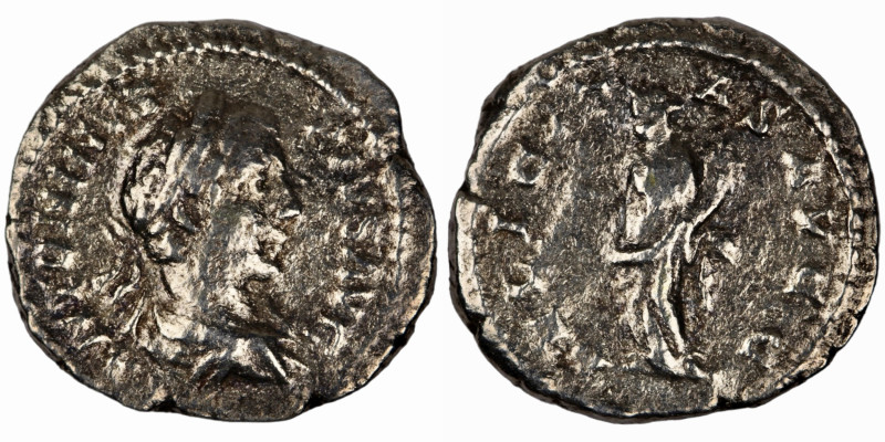 Elagabal. (220-221 AD). Denar. (18mm, 3,23g) Rome. Obv: IMP ANTONINVS AVG. laure...