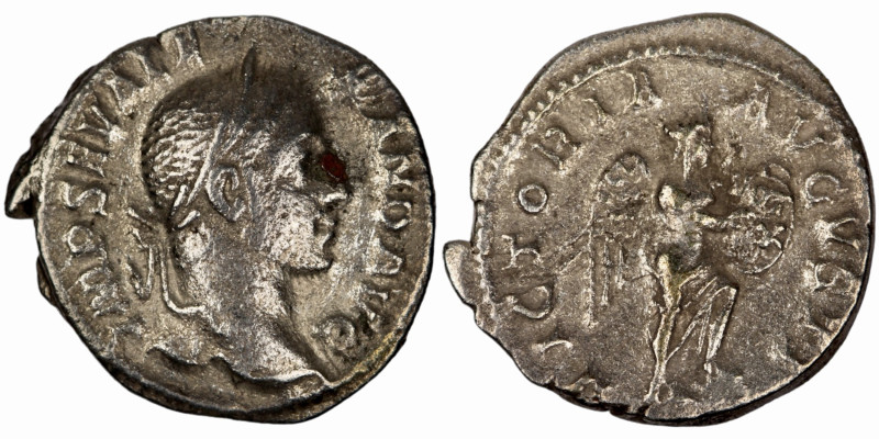 Severus Alexander. (232 AD). Denar. (18mm, 2,68g) Rome. Obv: IMP SEV ALEXAND AVG...