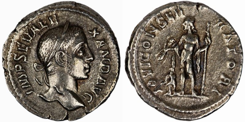 Severus Alexander. (233-235 AD). Denar. (20mm, 3,37g). Rome. Obv: IMP CM AVR SEV...