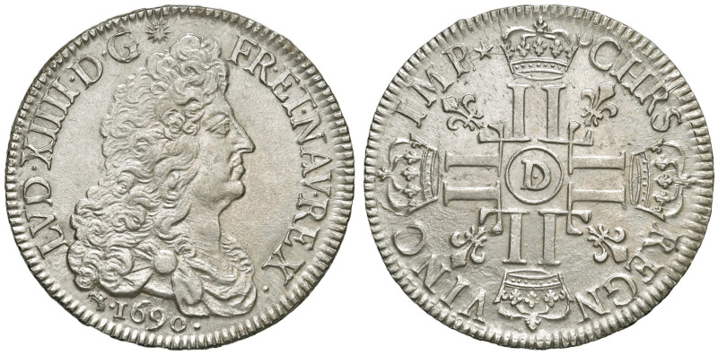 FRANCIA Luigi XIV (1643-1715) Ecu 1690 D - Gad. 216 AG (g 27,16)
FDC