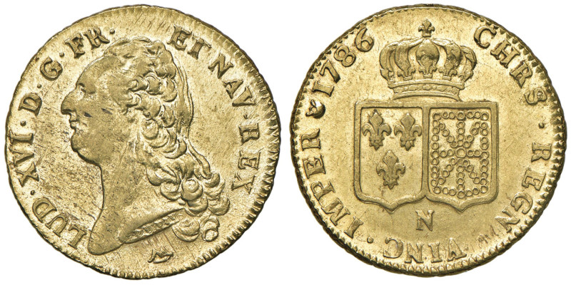 FRANCIA Luigi XVI (1774-1792) Doppio luigi 1786 N - KM 592.8; Gad. 363 AU (g 15,...