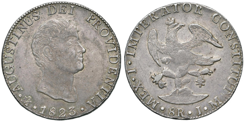 MESSICO Agustin de Iturbide (1822-1823) 8 Reales 1823 Mo JM - KM 310 AG (g 27,07...