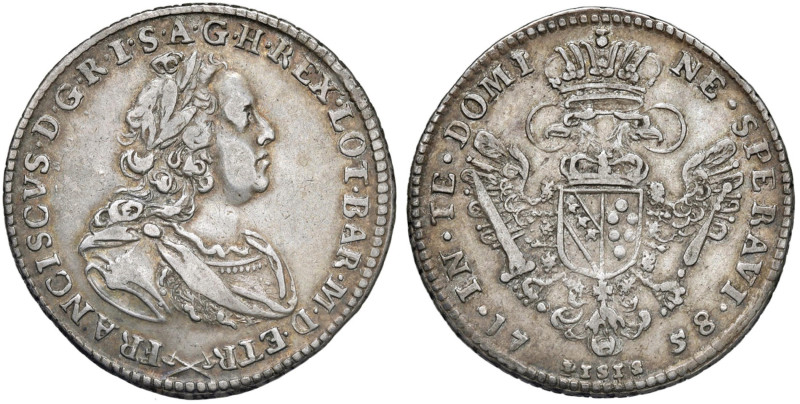 FIRENZE Francesco II (1737-1765) Mezzo francescone 1758 - MIR 365/2 AG (g 13,47)...