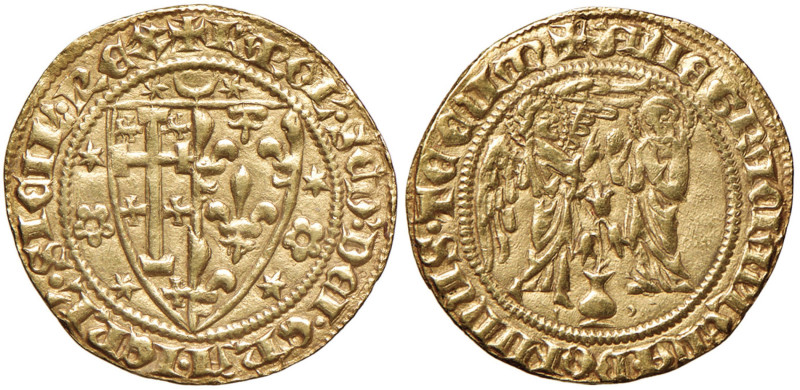 NAPOLI Carlo II (1285-1309) Saluto d’oro - MIR 22 AU (g 4,42) RR
SPL