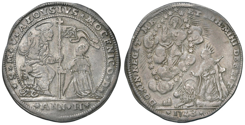 VENEZIA Alvise III Mocenigo (1722-1732) Osella 1723 A. II - Pa- 206 AG (g 9,45) ...