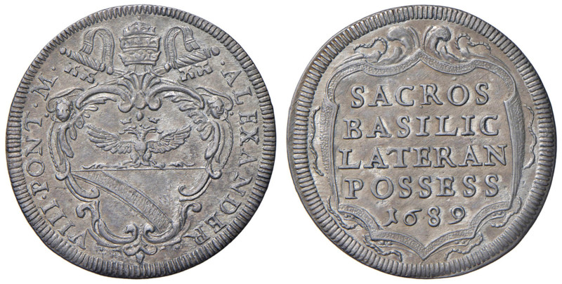 Alessandro VIII (1689-1691) Giulio 1689 del Possesso - Munt. 22 AG (g 2,94) RR D...