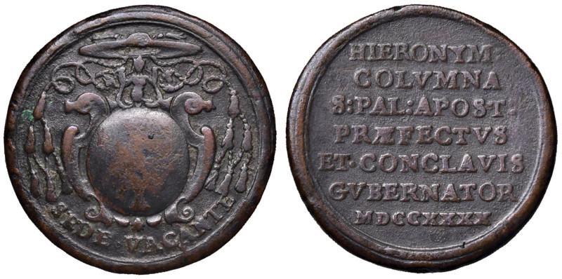 Sede Vacante (1740) Medaglia 1740 emessa dal Prefetto dei Sacri Palazzi Apostoli...